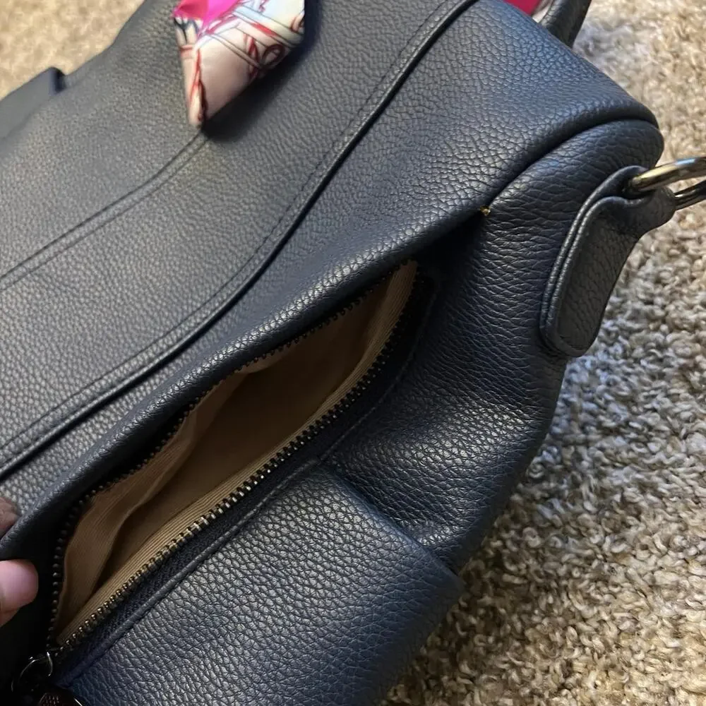 Set of 3 Vegan Leather Backpacks